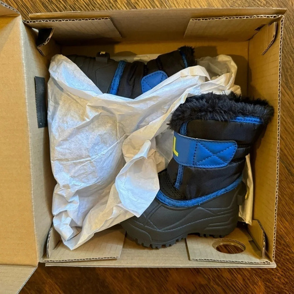 Sorel Toddler Commander Grip-Strap Fleece Snow Boots Size 4 - Picture 2 of 12